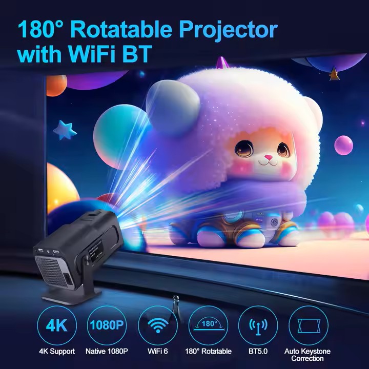 HY320 Mini 4K Smart Projector