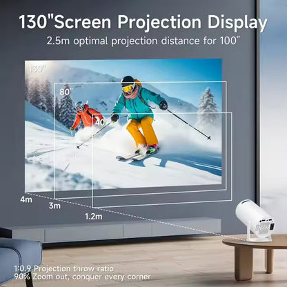 HY300 Pro 4K Smart Mini Projector